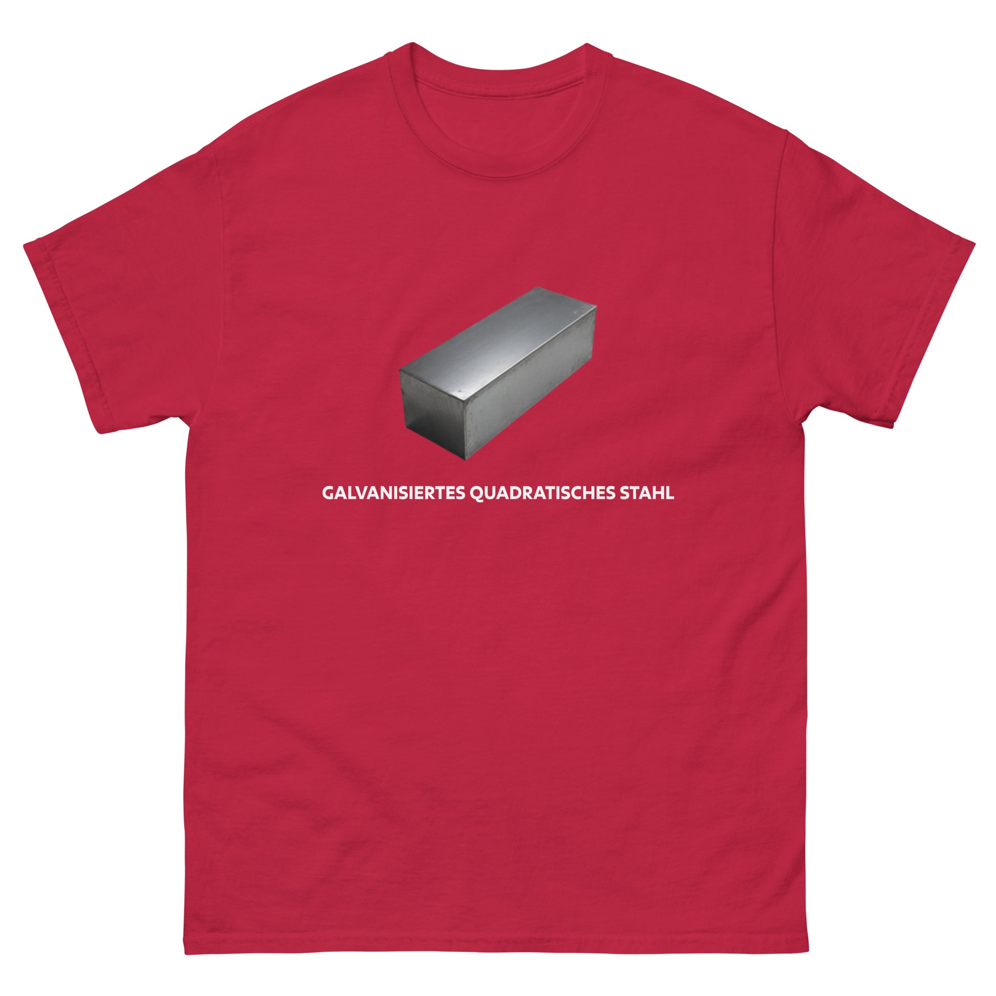 Galvanisiertes Quadratisches Stahl T-Shirt