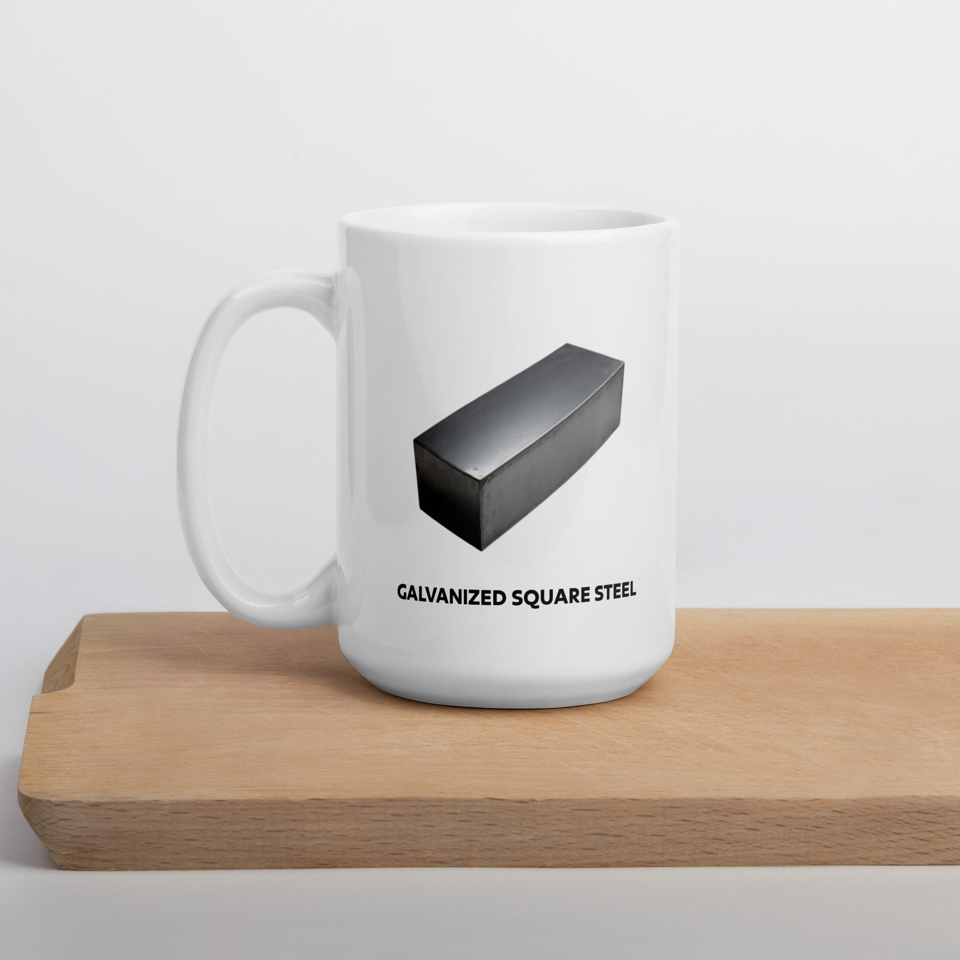 Galvanized Square Steel Mug